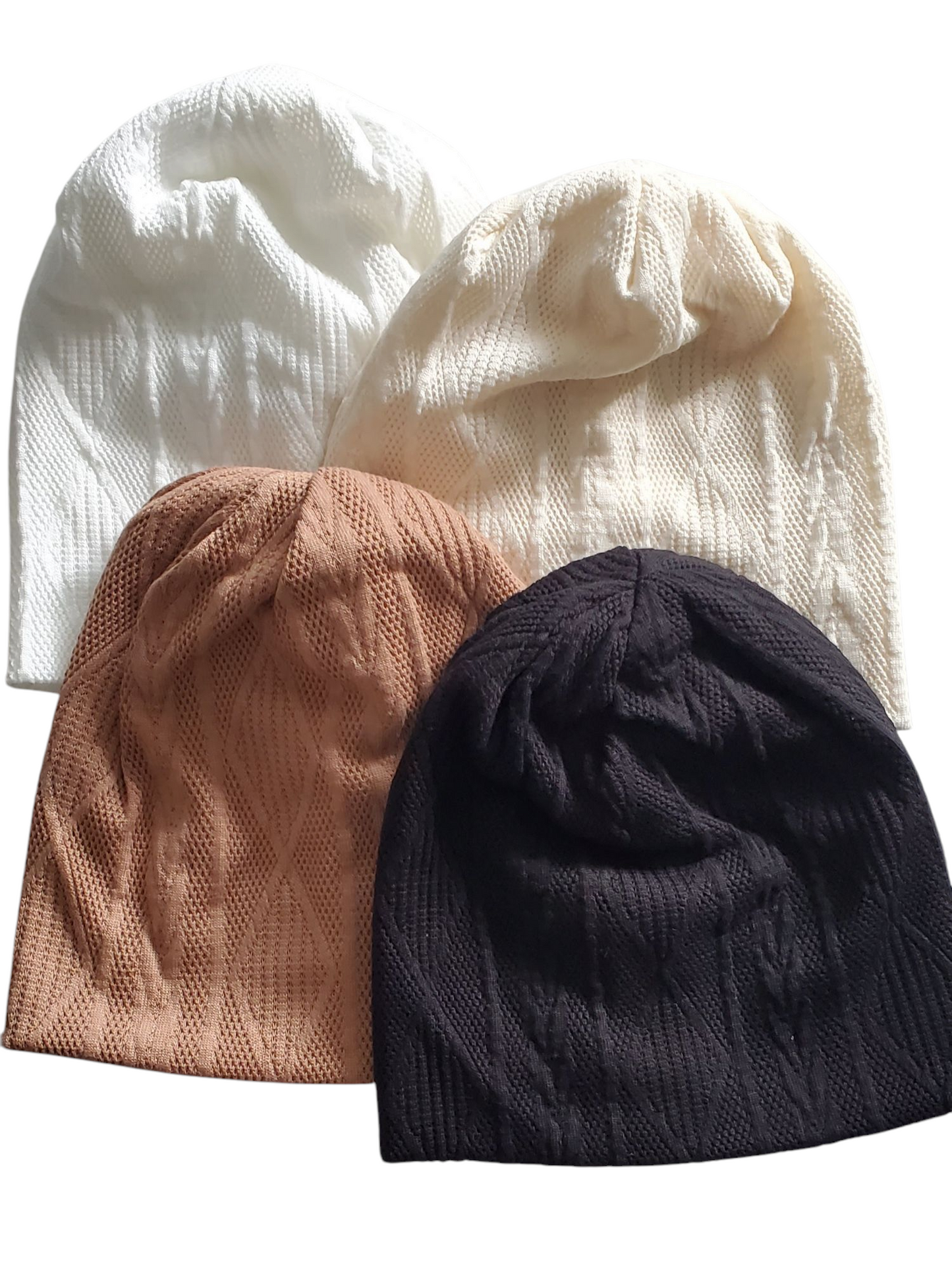 Knit cable beanie