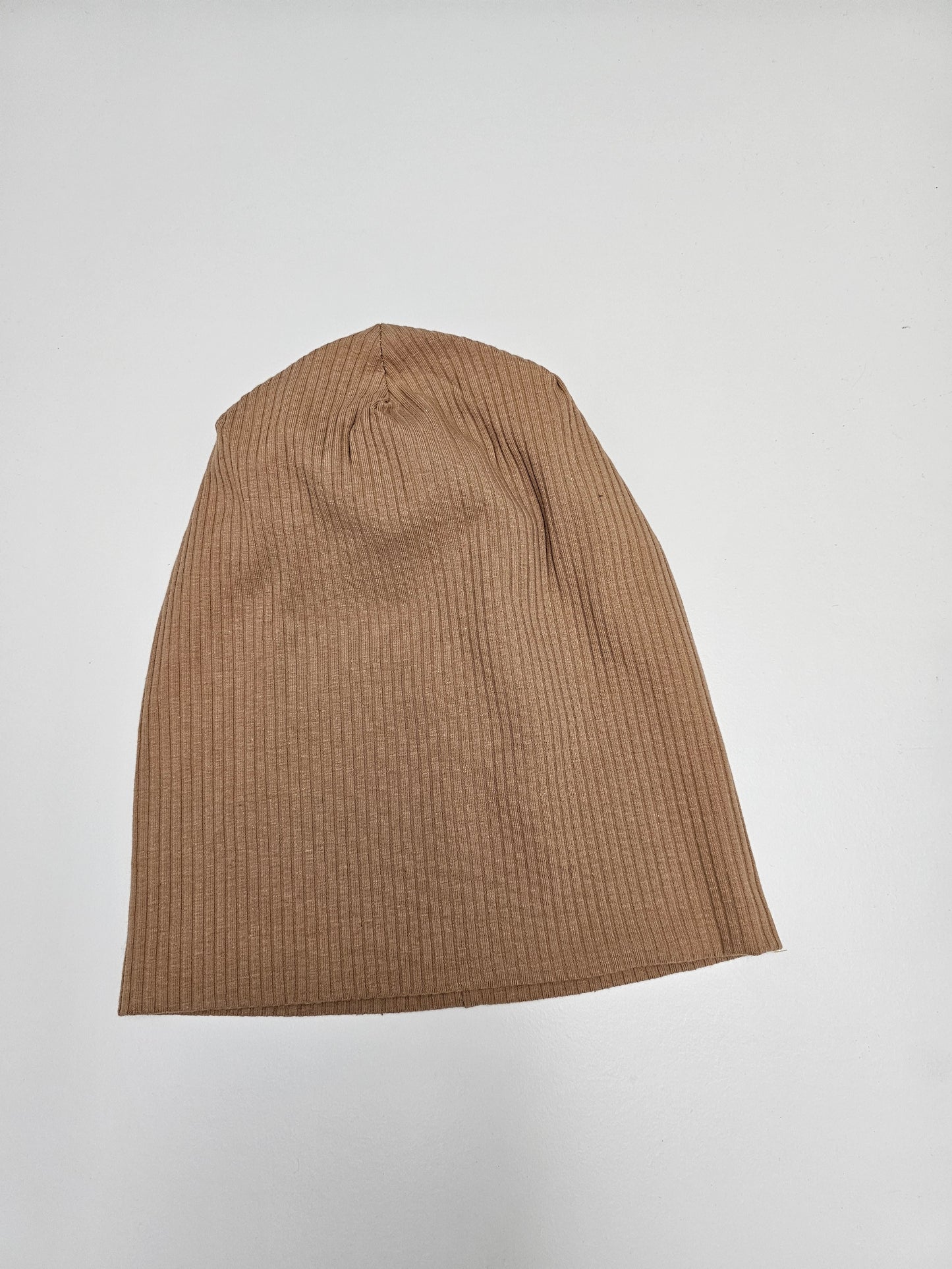 Ribbed Cotton Beanie