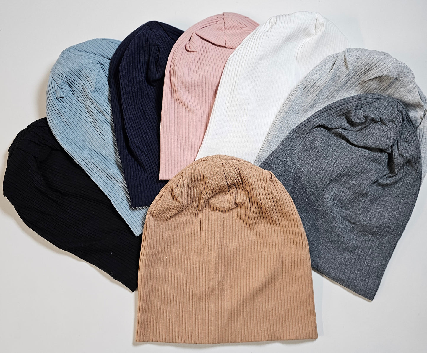Ribbed Cotton Beanie