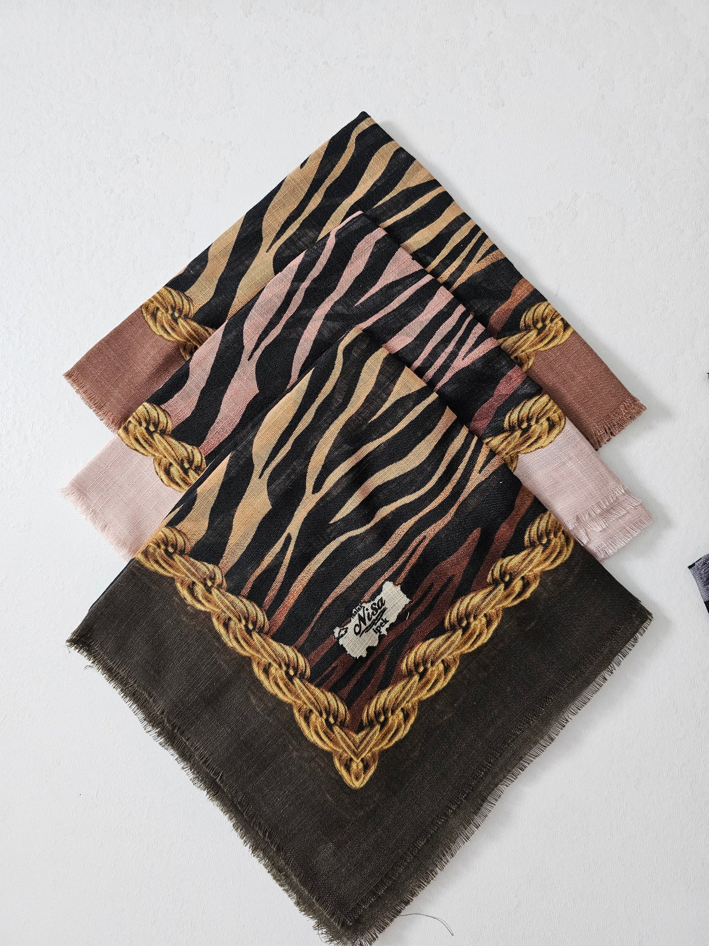 Zebra Print Scarf