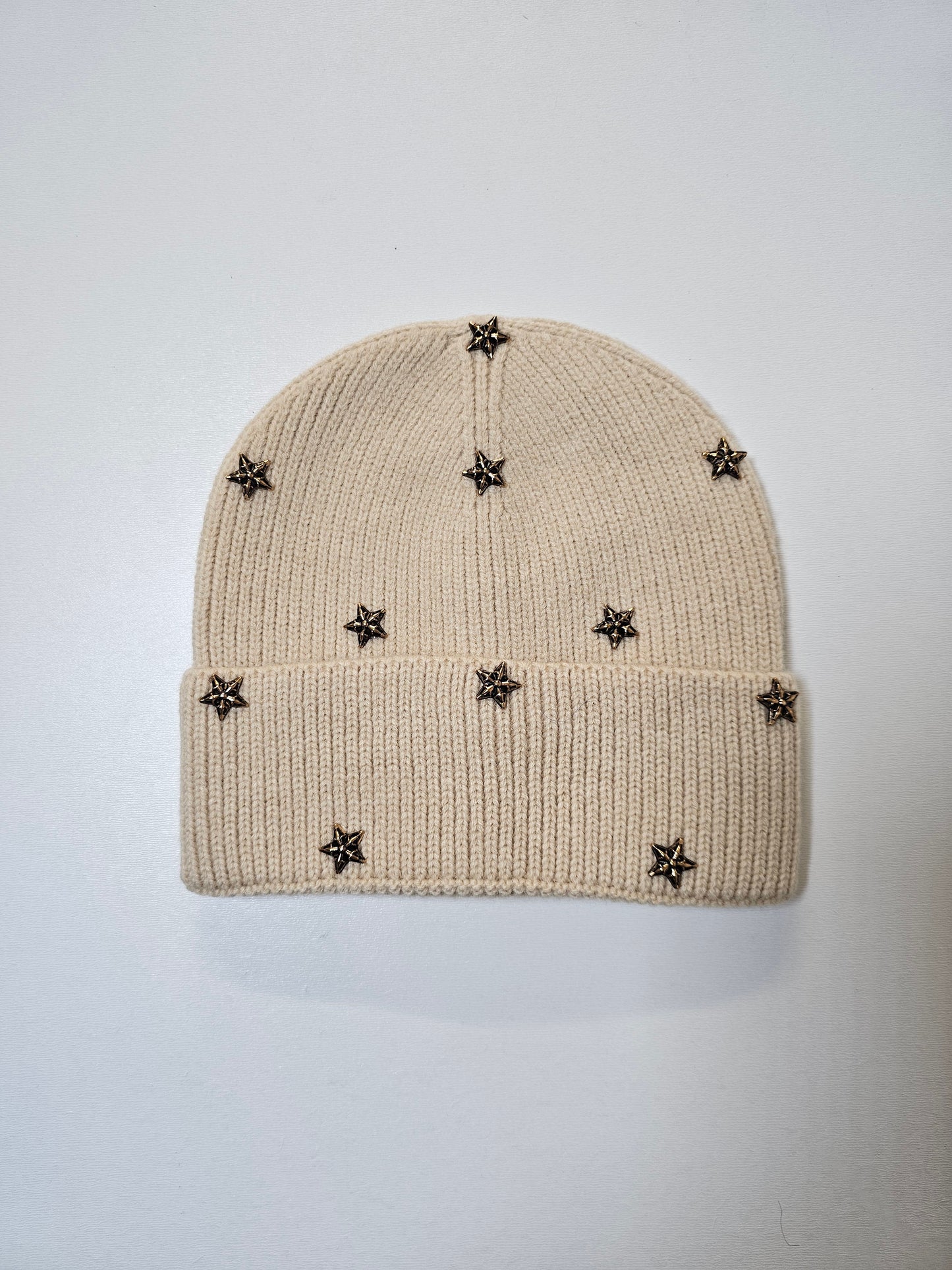 Star cuffed beanie