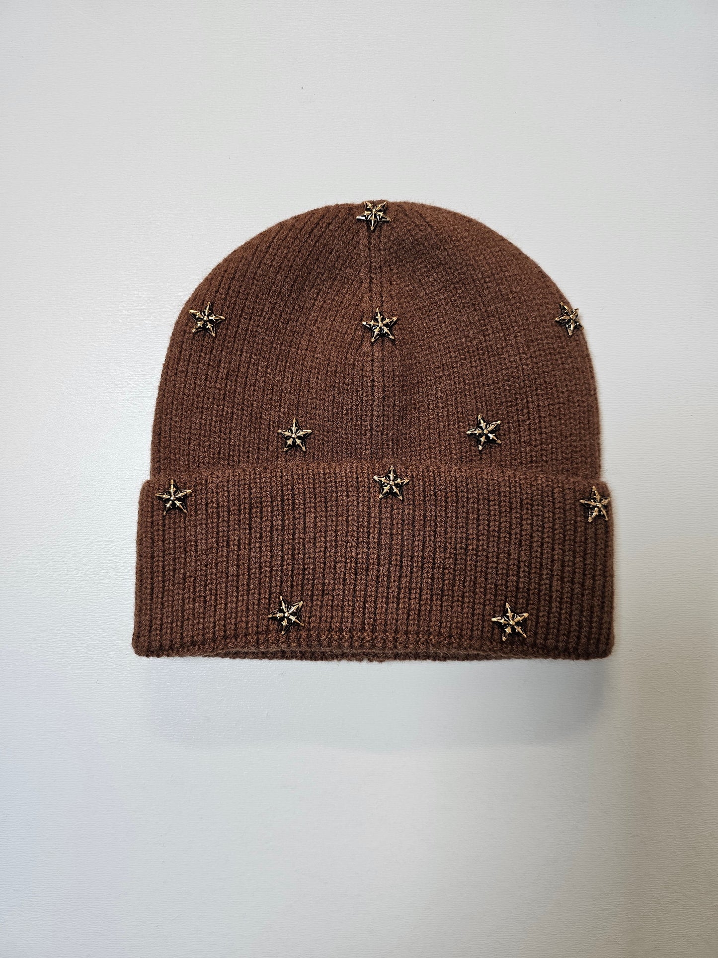 Star cuffed beanie