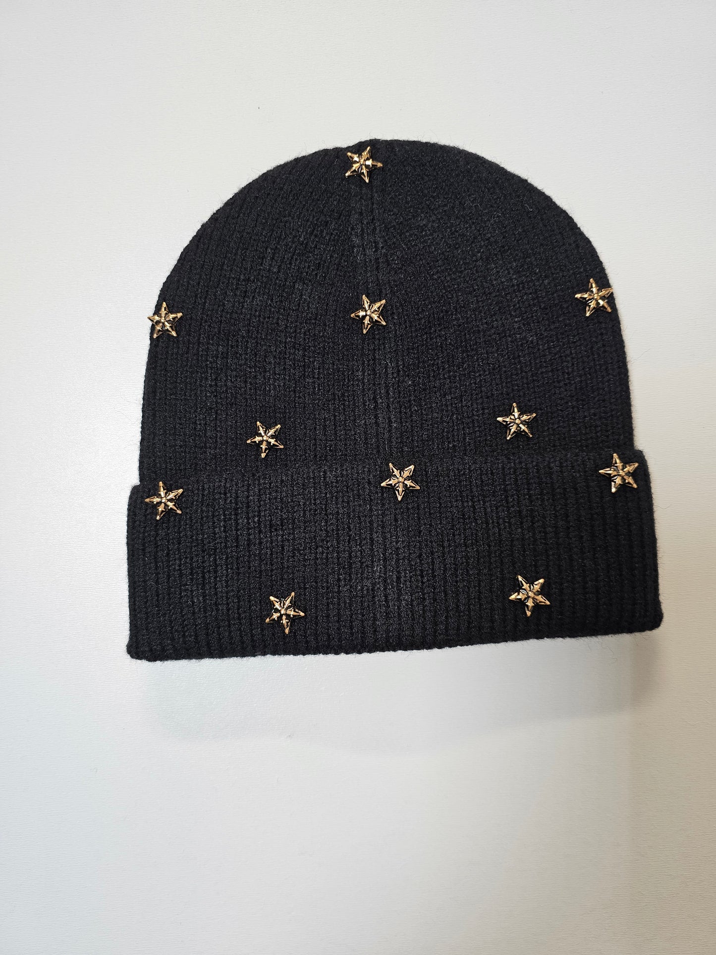 Star cuffed beanie