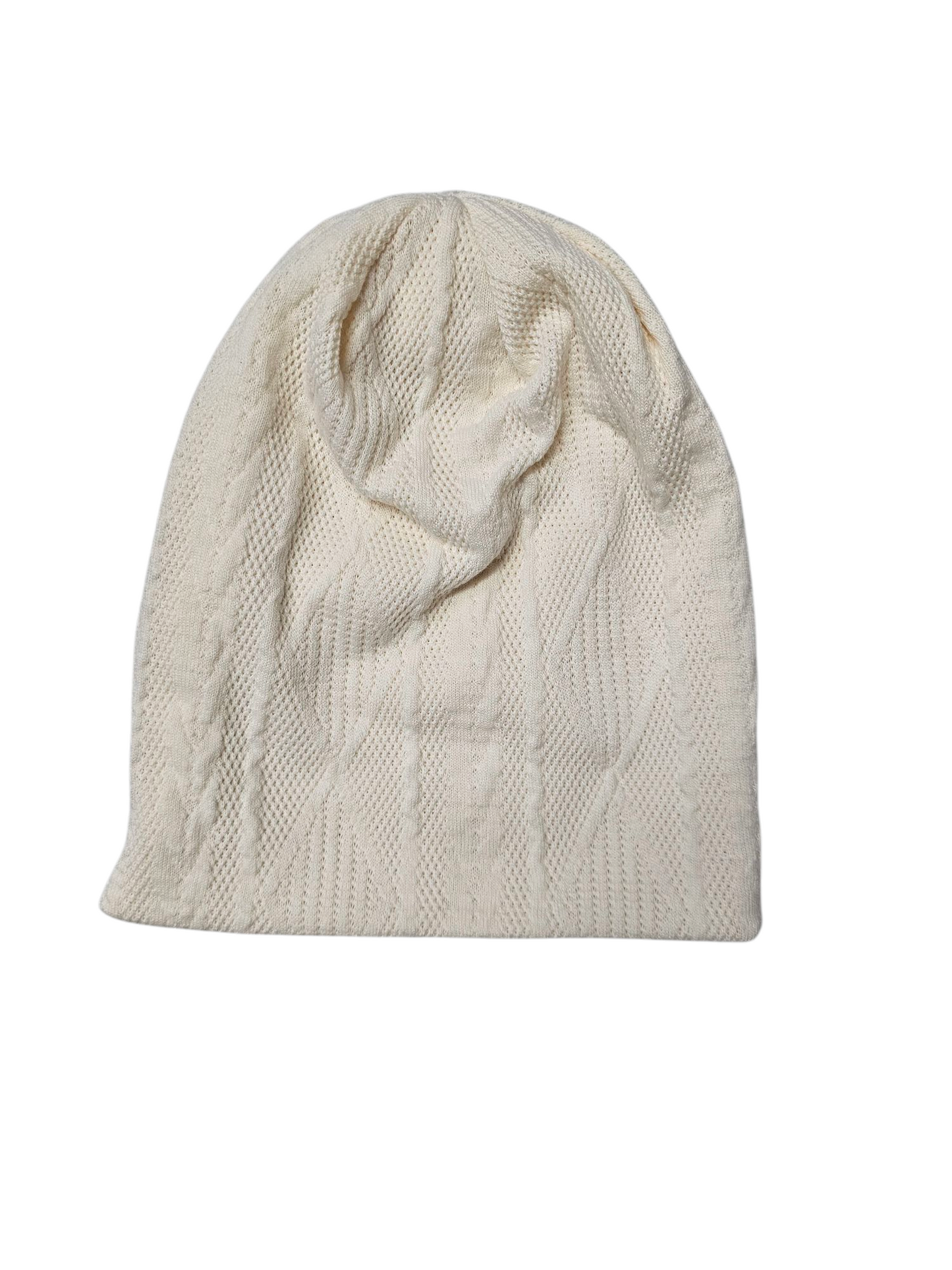 Knit cable beanie