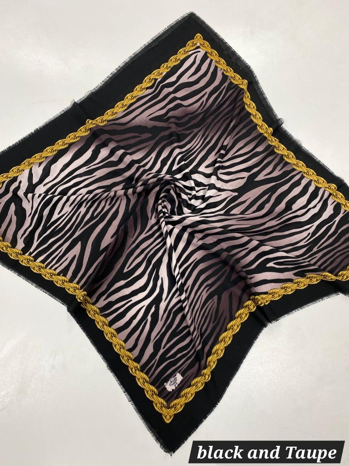 Zebra Print Scarf