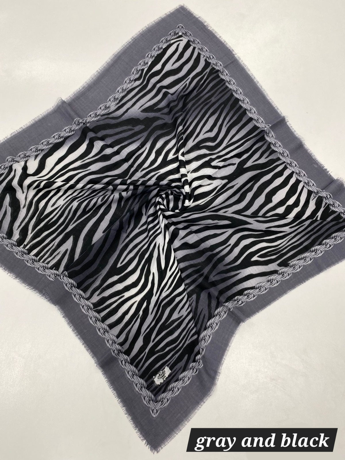 Zebra Print Scarf