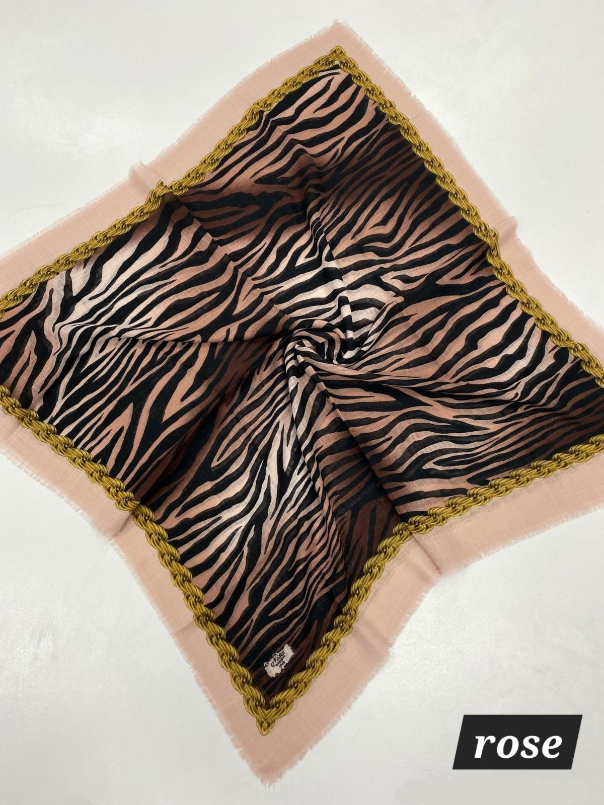 Zebra Print Scarf