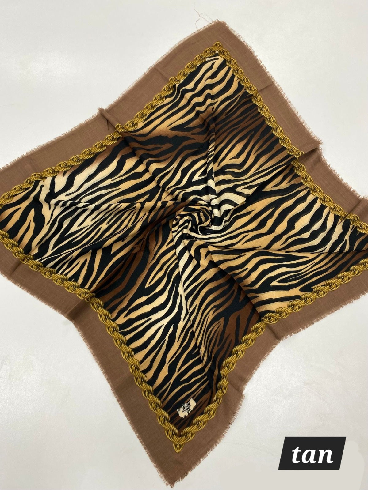 Zebra Print Scarf