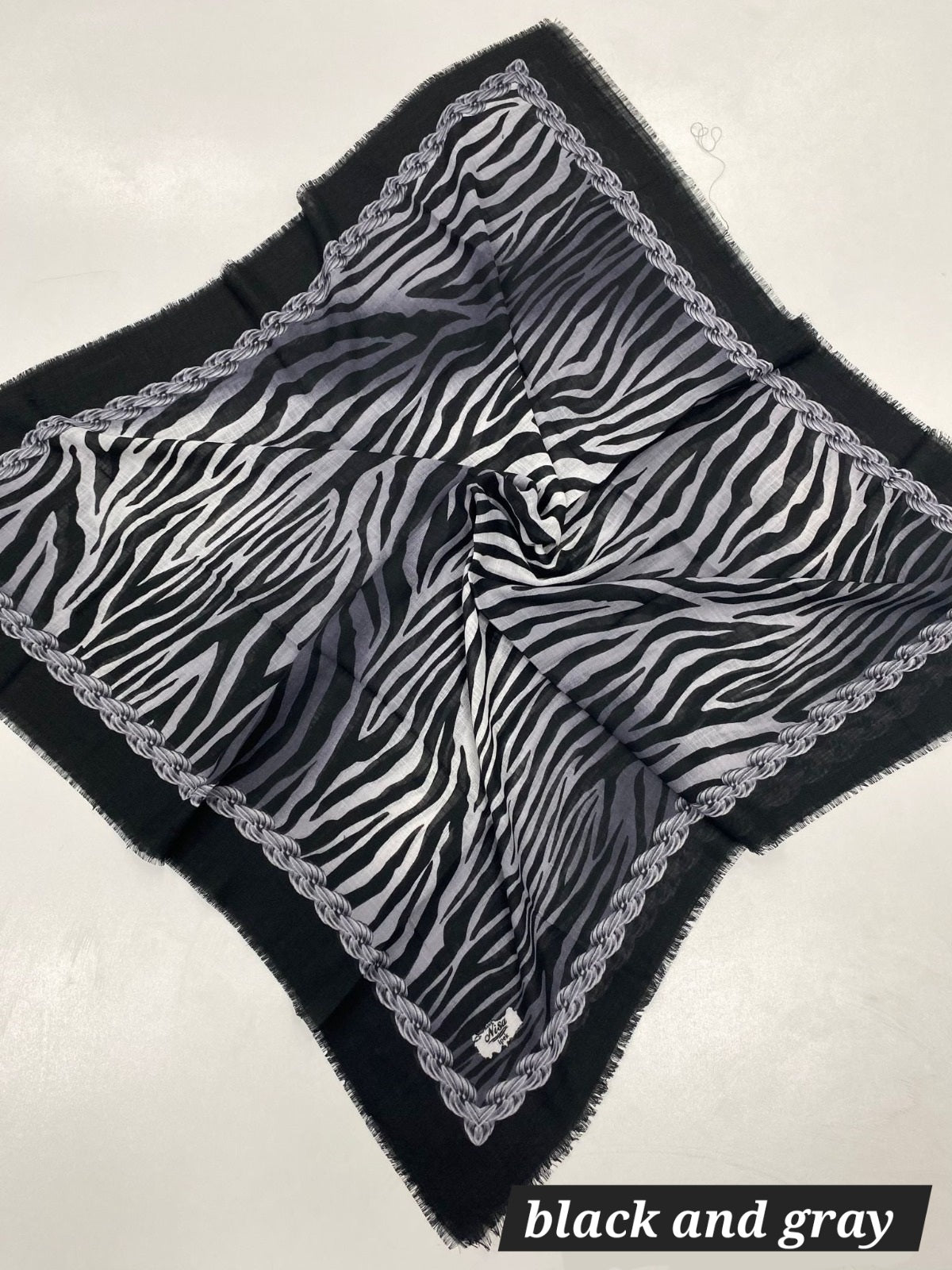 Zebra Print Scarf