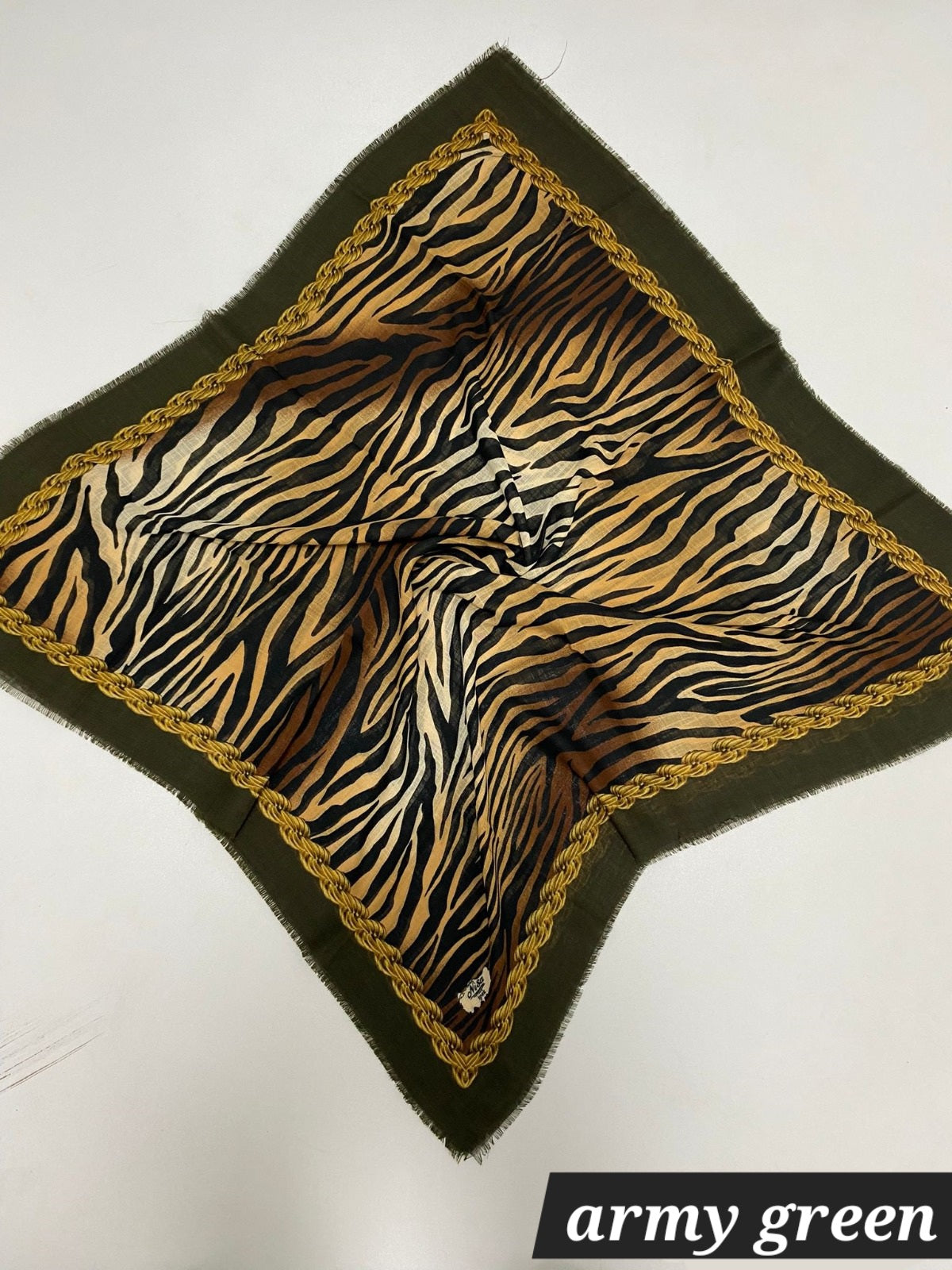Zebra Print Scarf