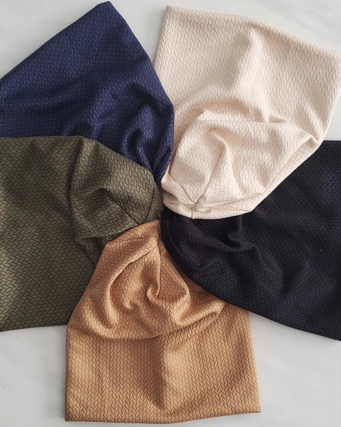 Herringbone beanies