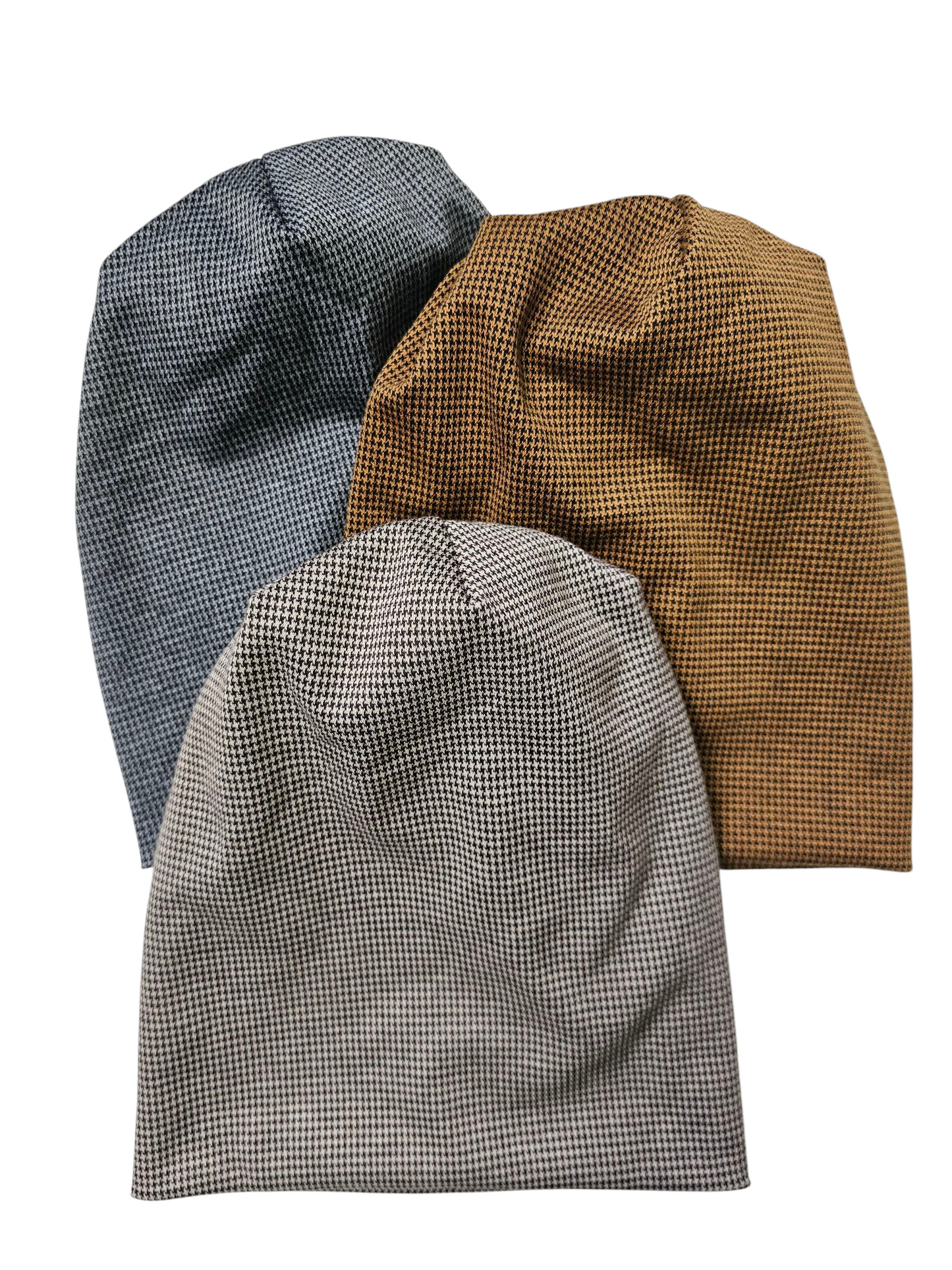 Houndstooth beanies