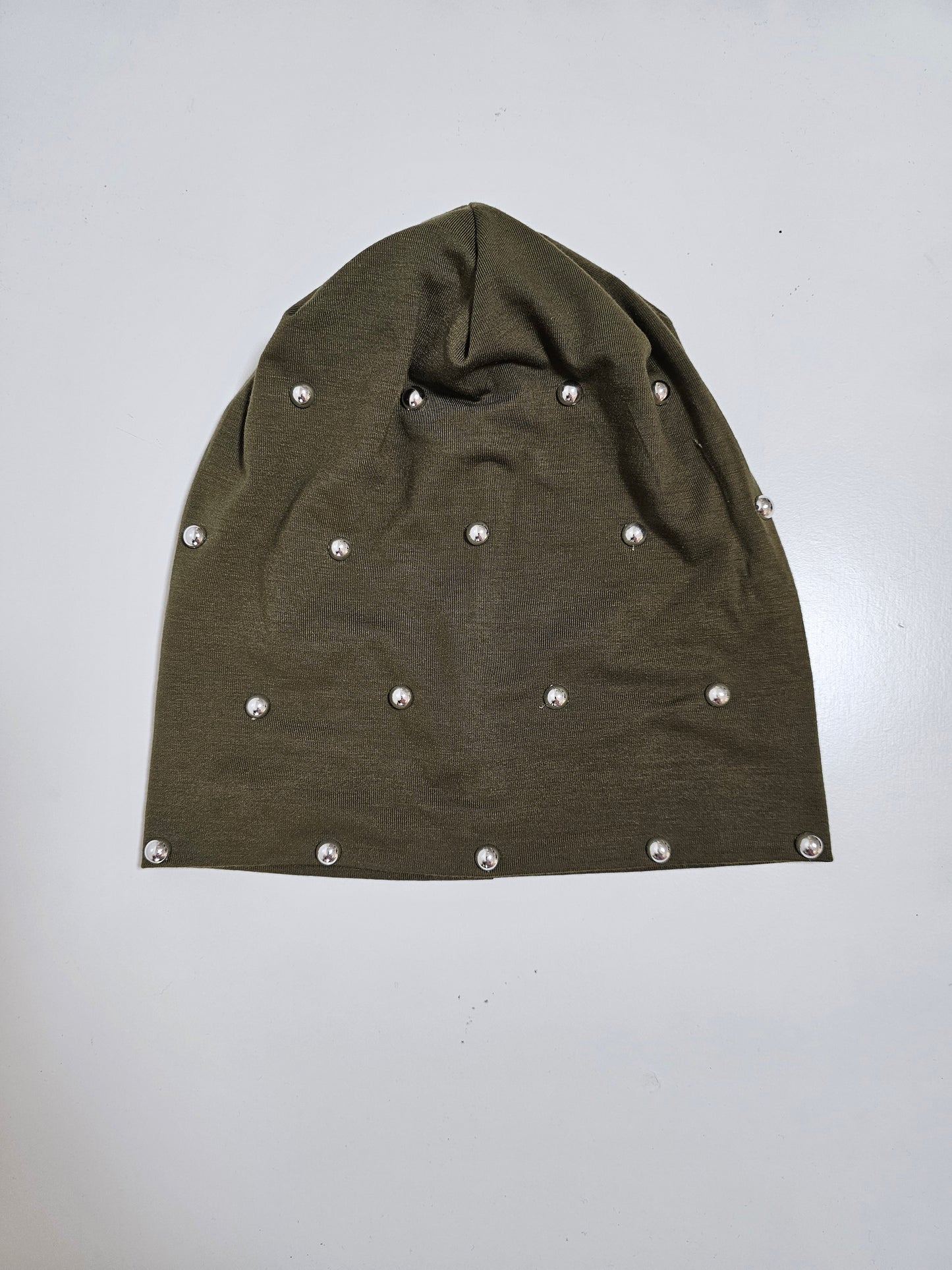 Beanie with silver studs