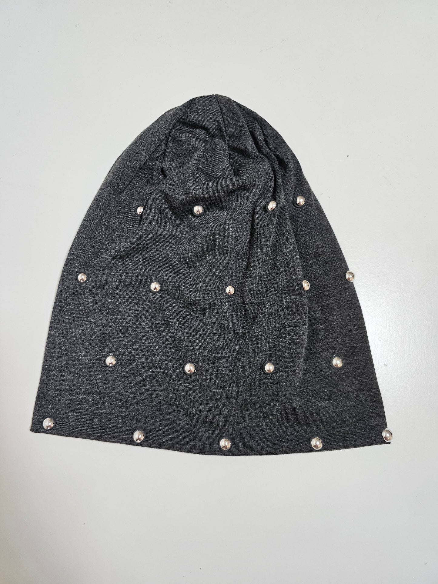 Beanie with silver studs