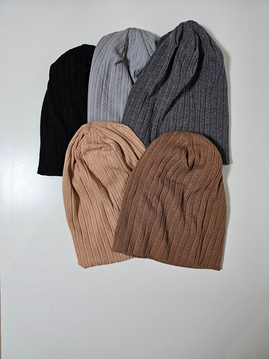 Sweater cable beanie