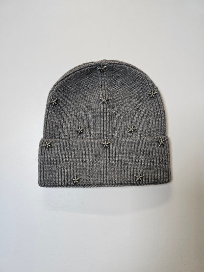 Star cuffed beanie