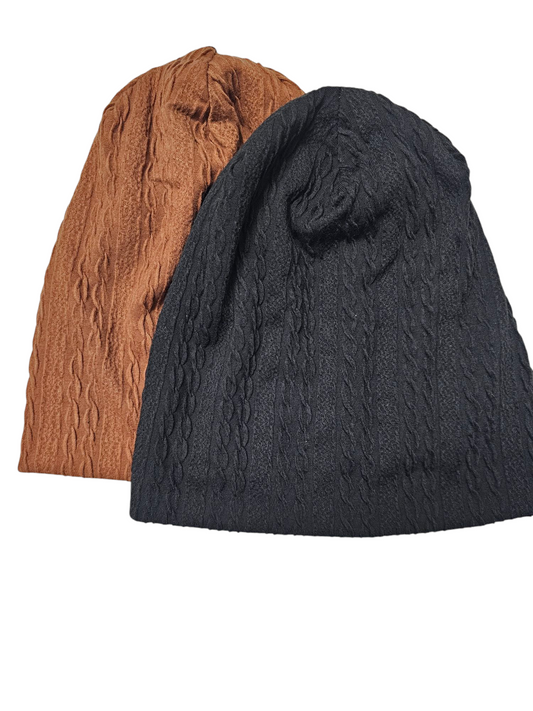 Double braided beanies